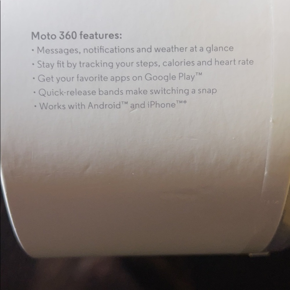 Motorola smart watch, 2nd generation